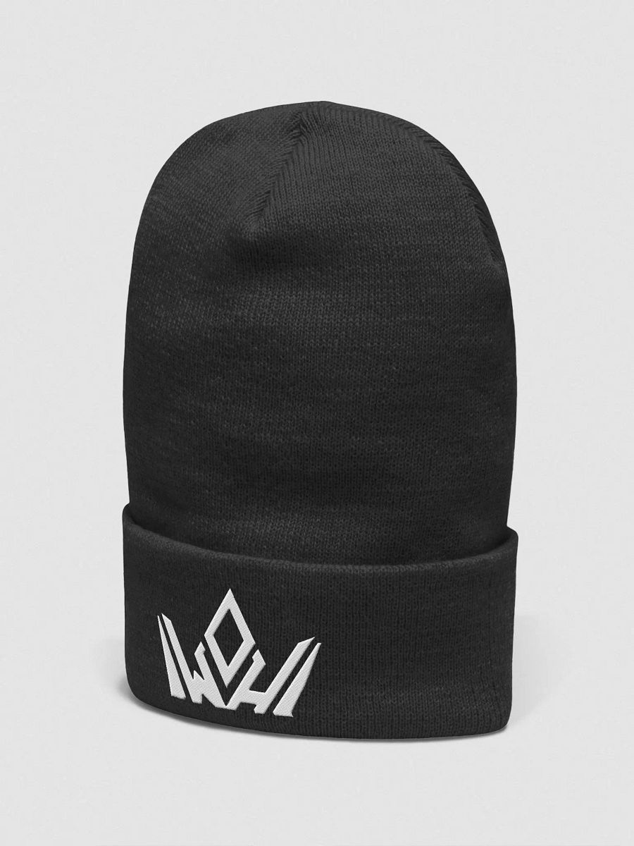 WOH Embroidered White Logo Beanie product image (2)