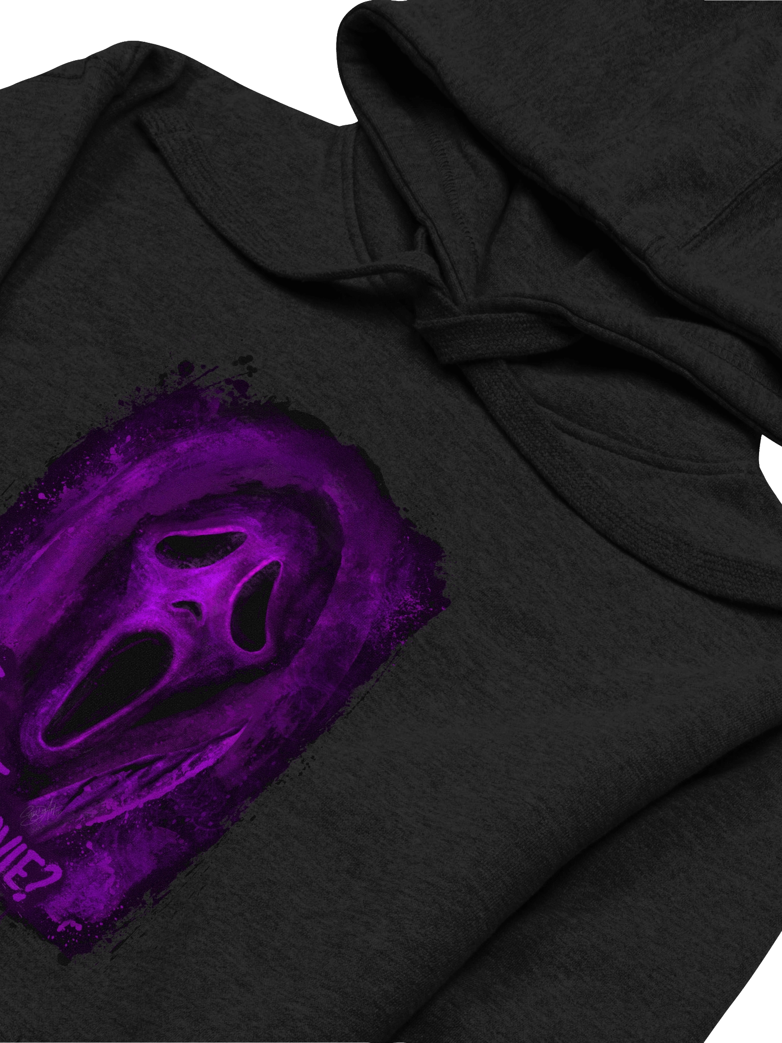 Purple Ghost Face Hoodie product image (24)