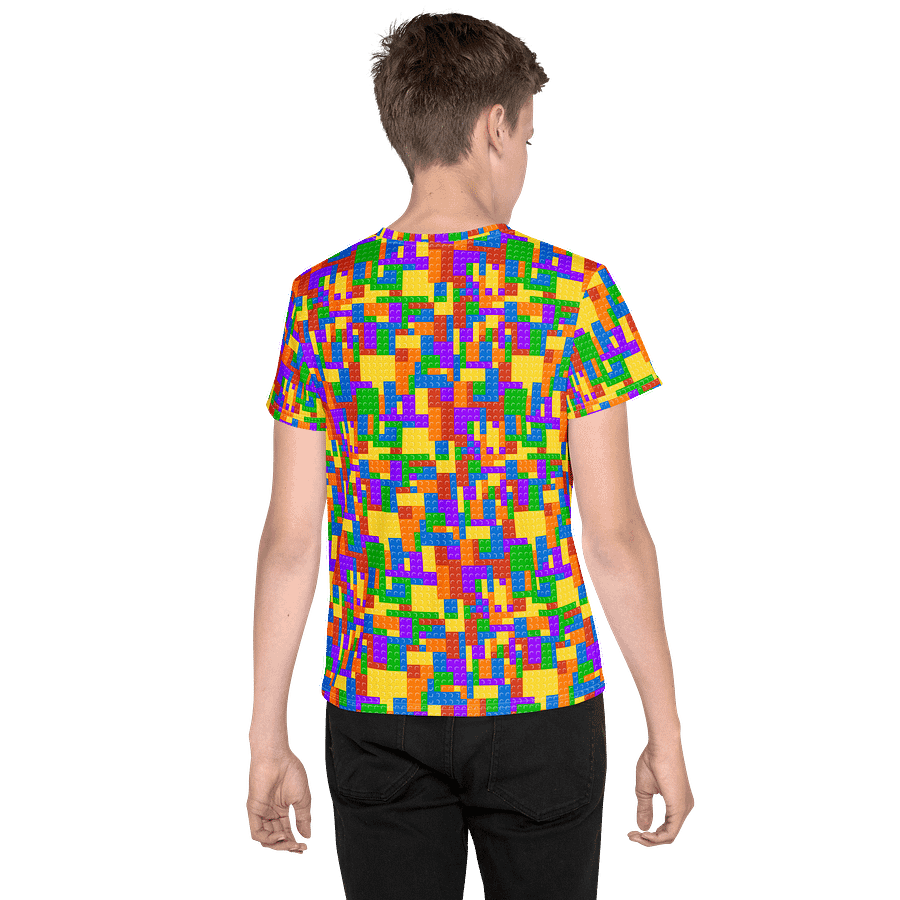 Blocks | Unisex Youth Crew Neck T-Shirt product image (5)