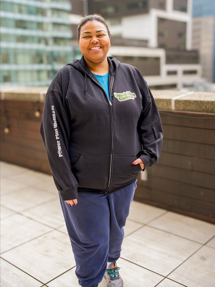Ditch Diet Culture Zip Hoodie product image (4)