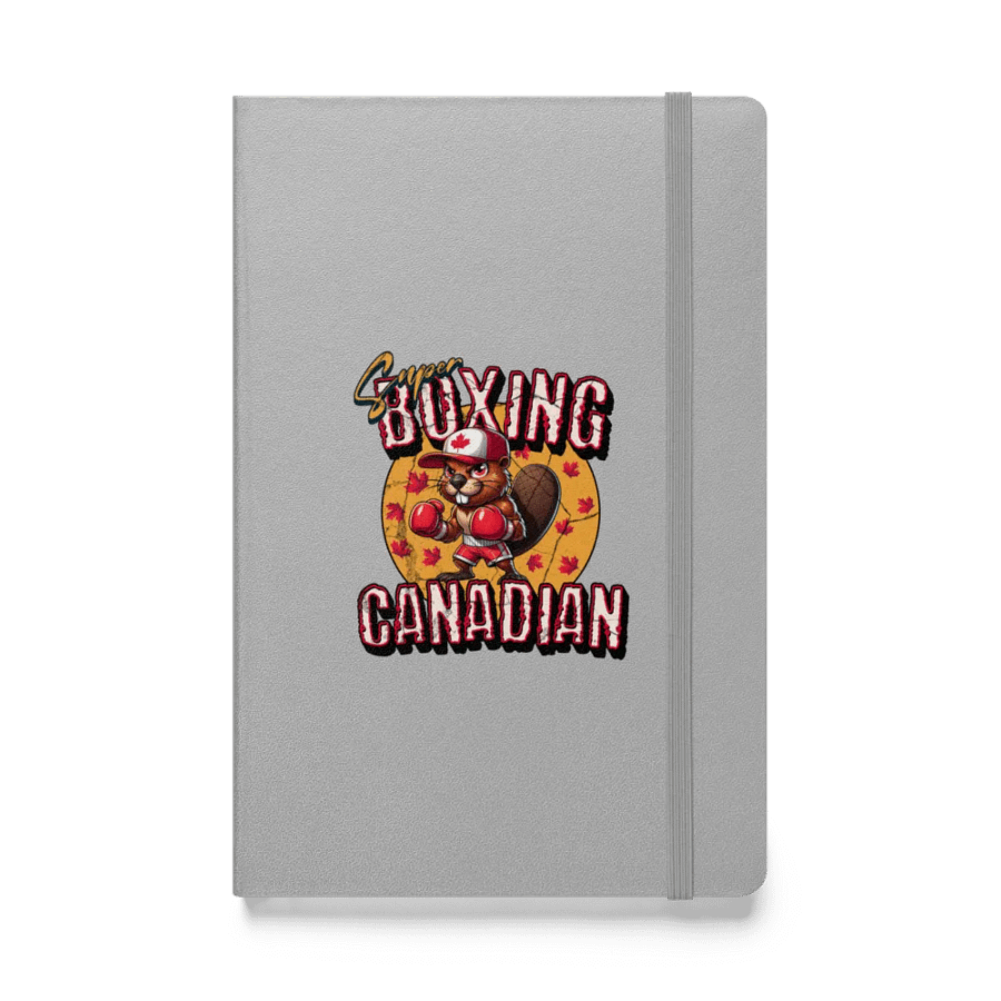 Super Boxing Canadian Beaver Hardcover Bound Notebook product image (1)