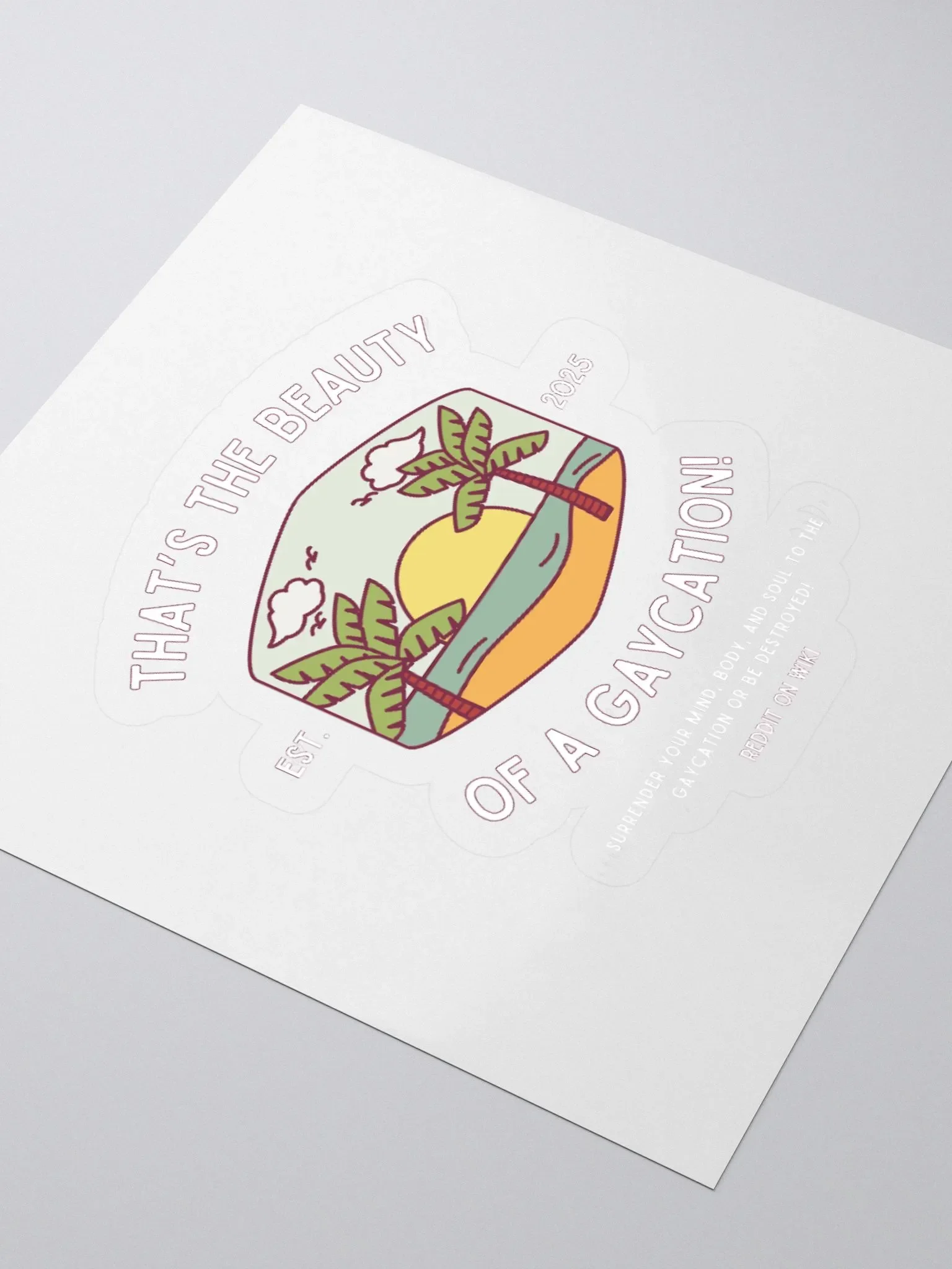 Gaycation - Sticker product image (9)