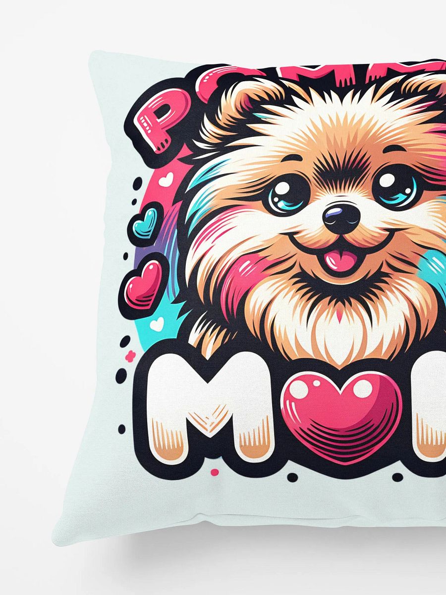 Pommie Mom Design with Colorful Pomeranian and Hearts product image (4)