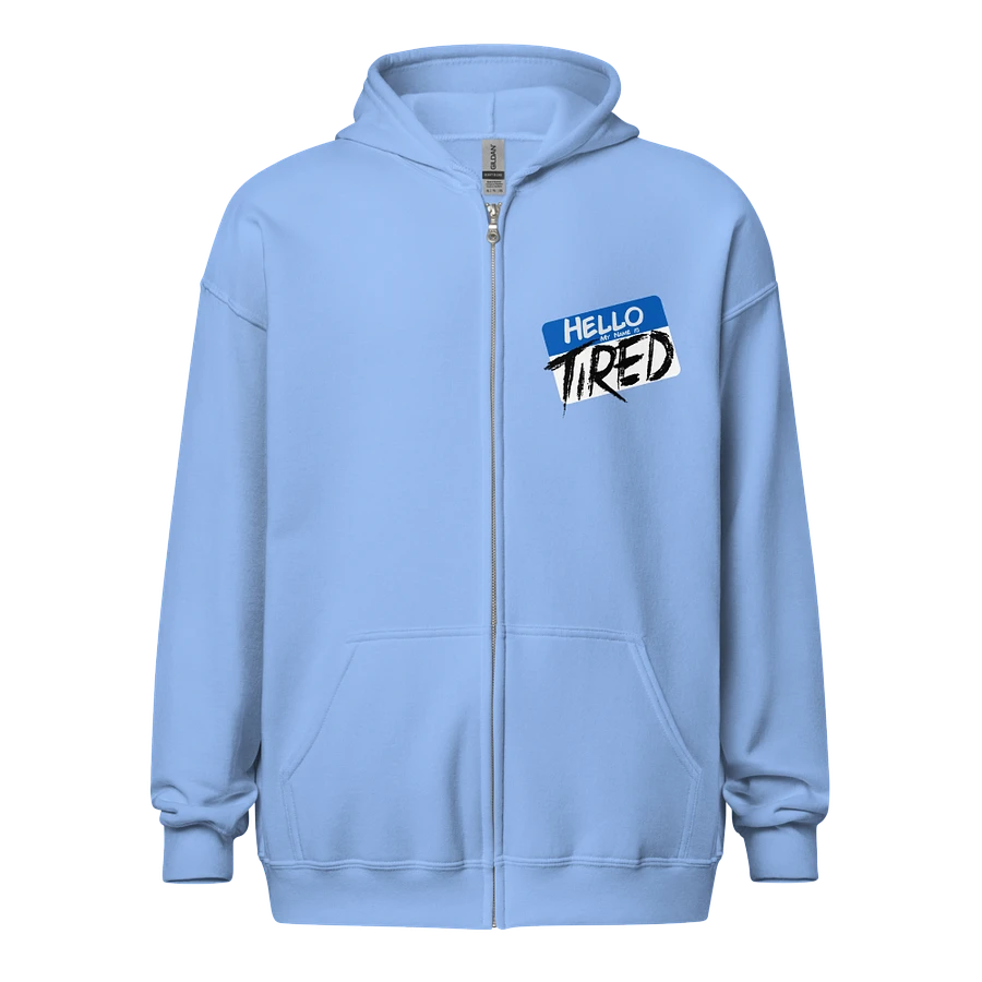 Hello! my name is Tired Zip-Up product image (1)