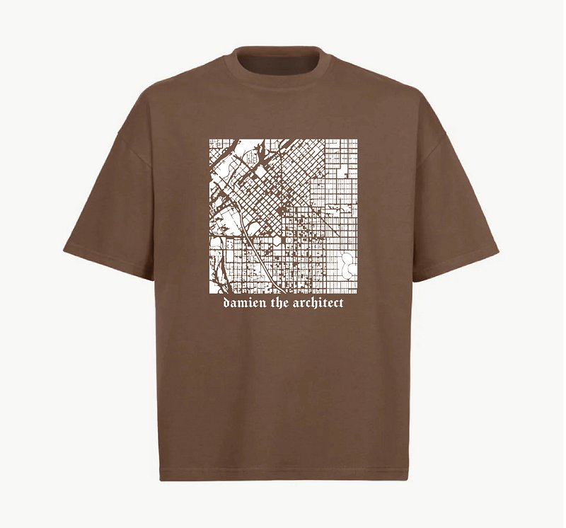 damien the architect t-shirt