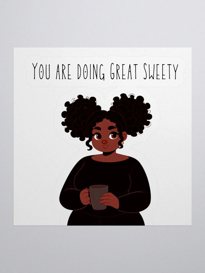 Curly Puff Cutie Stickers product image (3)