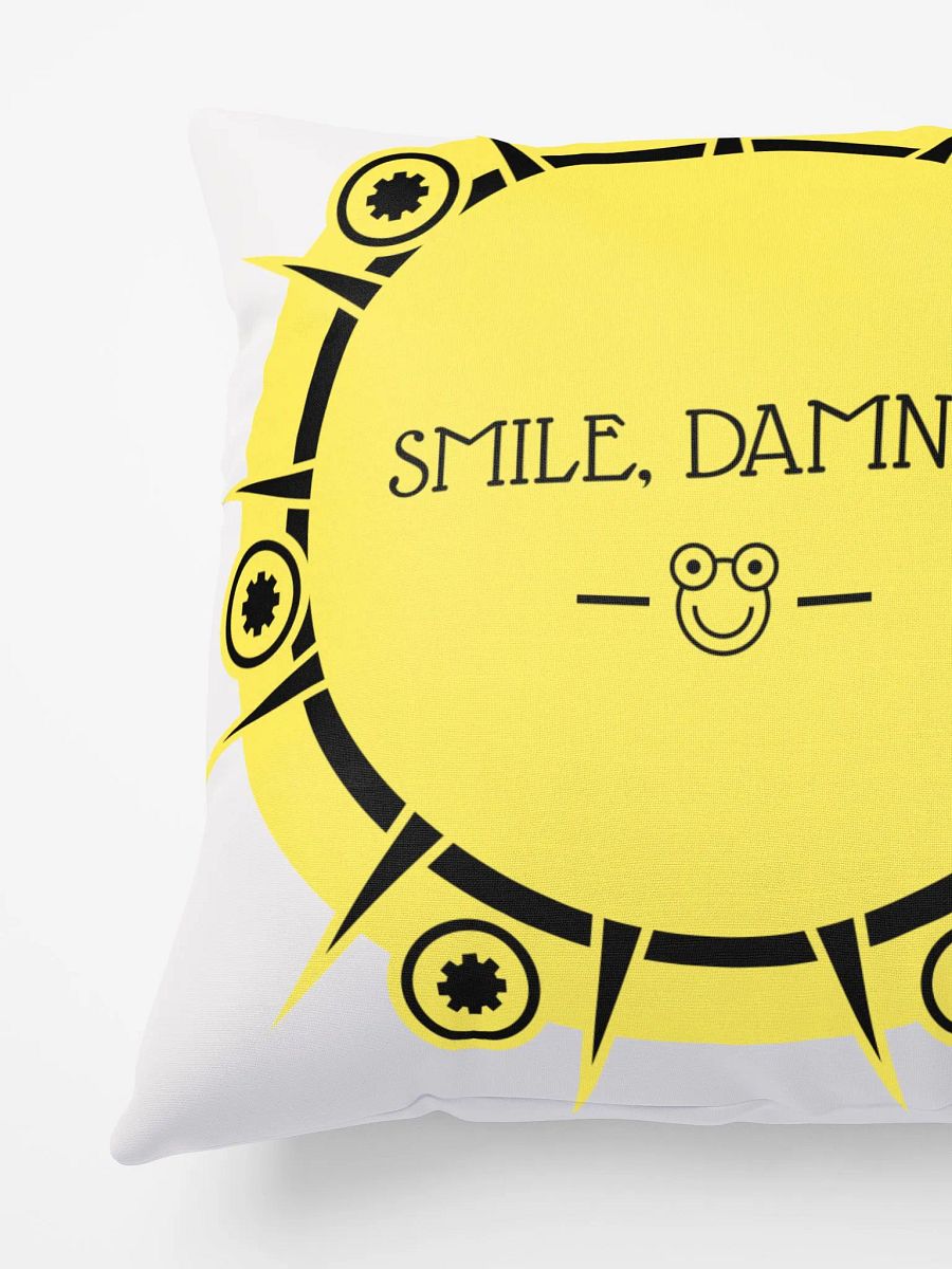 SMILE, DAMNIT. STYLIZED PILLOW product image (6)