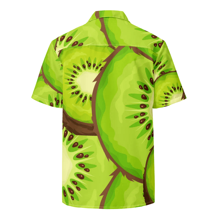 Kiwi Slice Delight Hawaiian Shirt product image (2)