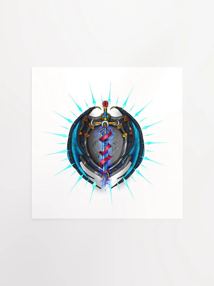 Azure Vice Commander Crest Print product image (1)