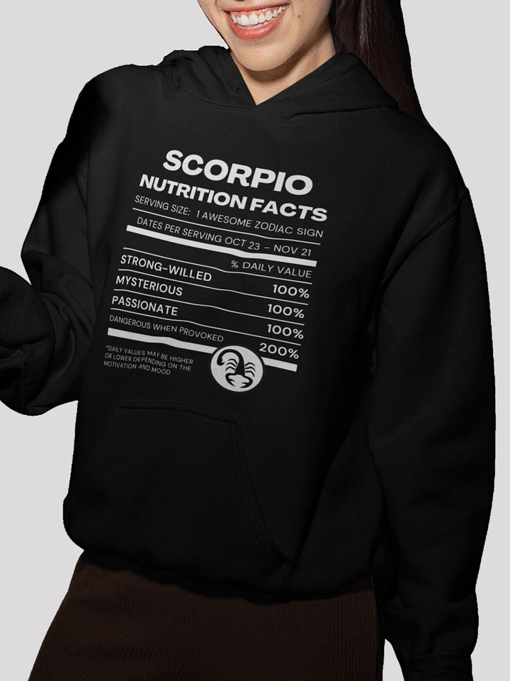 Scorpio Nutrition Facts Hoodie product image (1)