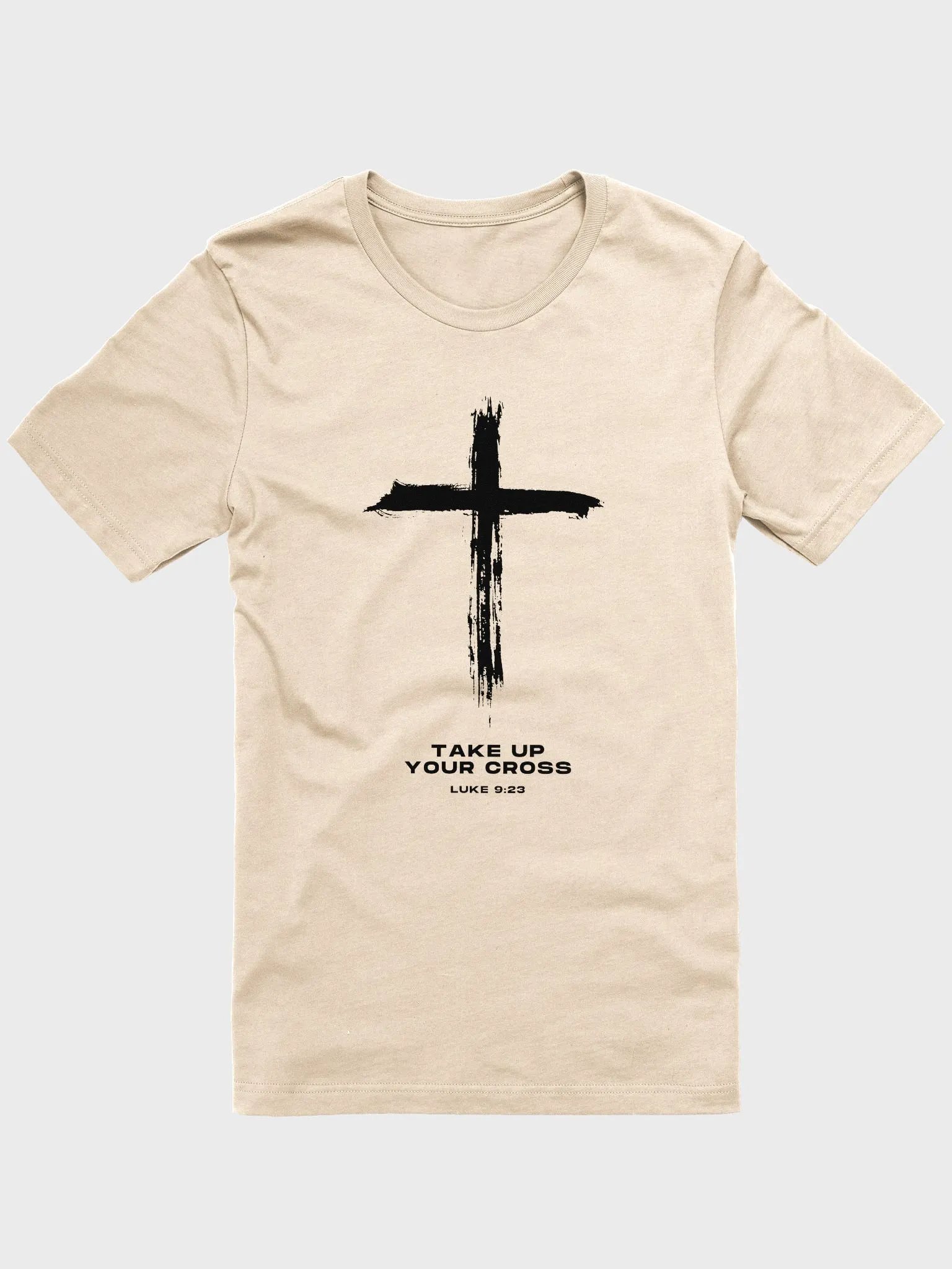 Take up Your Cross (Luke 9:23) - Black T-shirt product image (2)