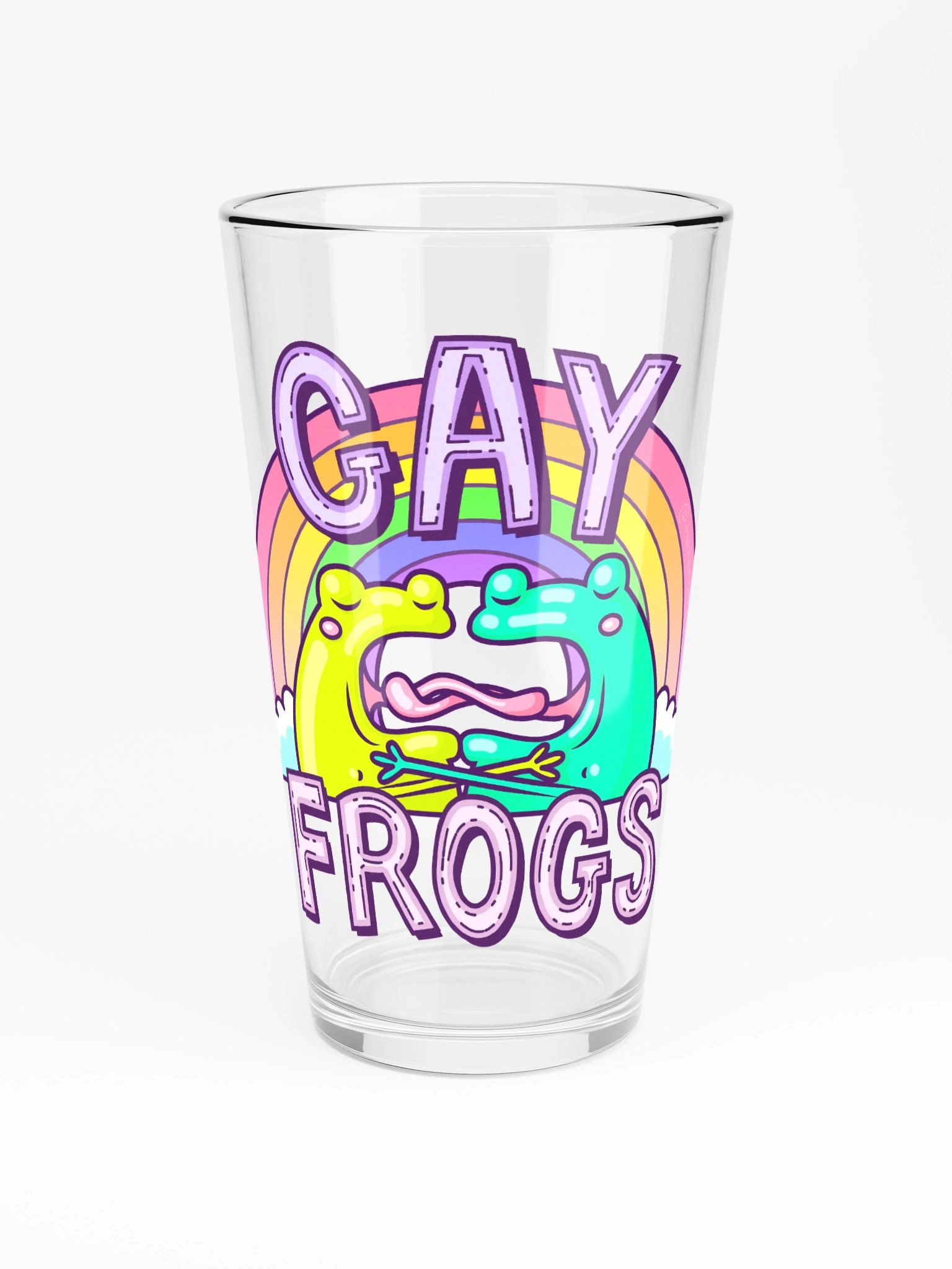 Gay Frogs Glass product image (3)