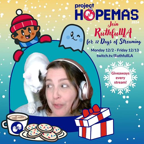 It's time for A Ruthfull HOPEmas once again! Tune in between Monday 12/2 and Friday the 13th (➡️ to see the full schedule & a...