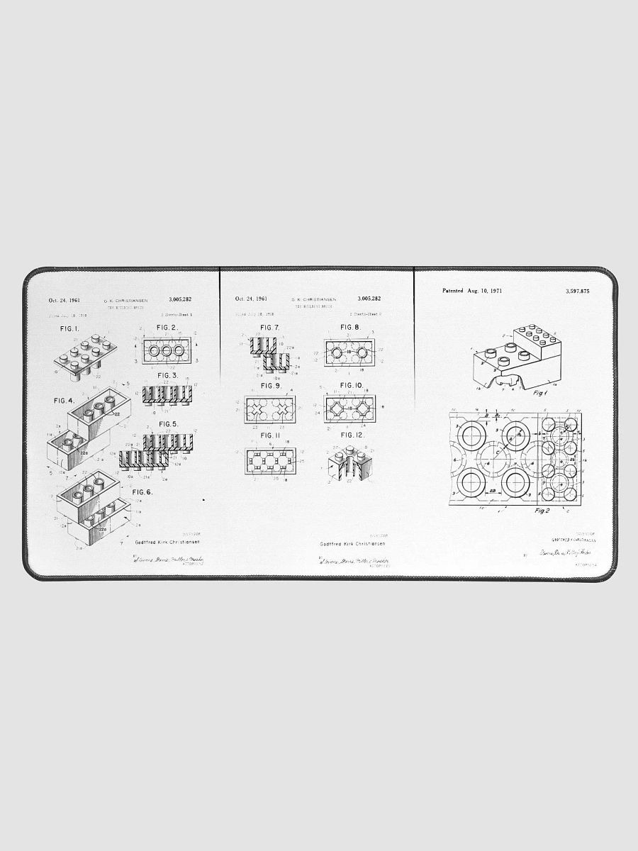 LEGO Patent Deskmat product image (1)