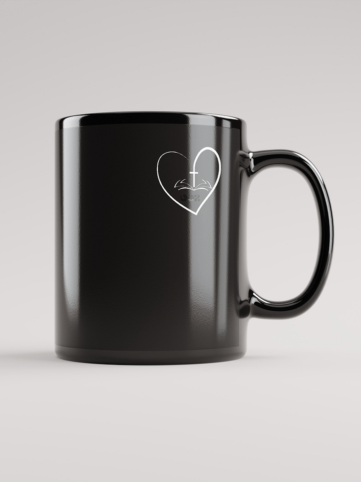 Faith Over Fear Black Glossy Mug product image (2)