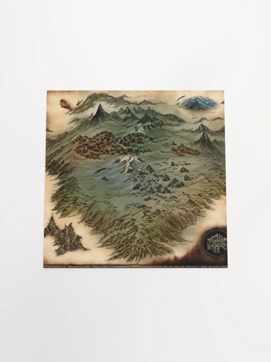Fantasy Landscapes Lord Of The Rings Anime Concept Map Poster product image (17)