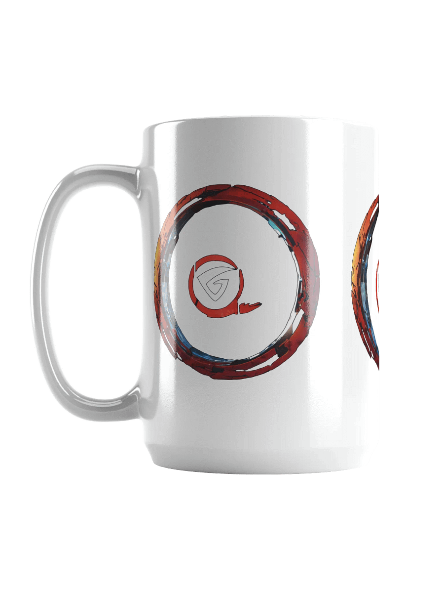Dynamic Emblem White Mug, Stylish Coffee Cup, Perfect Gift for Any Occasion product image (6)