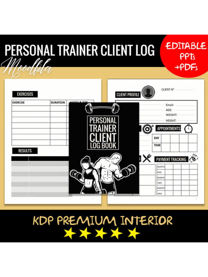 Personal Trainer log - KDP Interior product image (1)