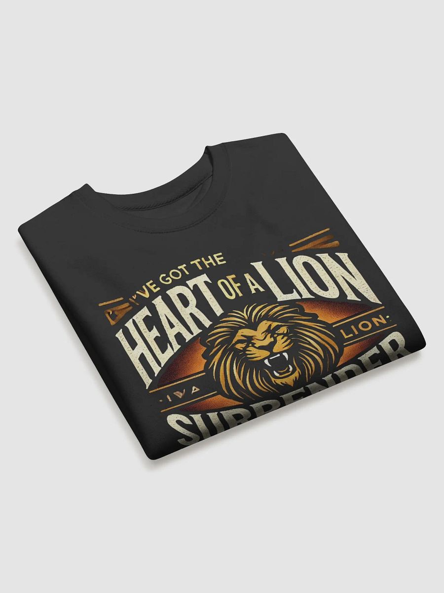 Heart of a Lion Motivational Sweatshirt product image (3)
