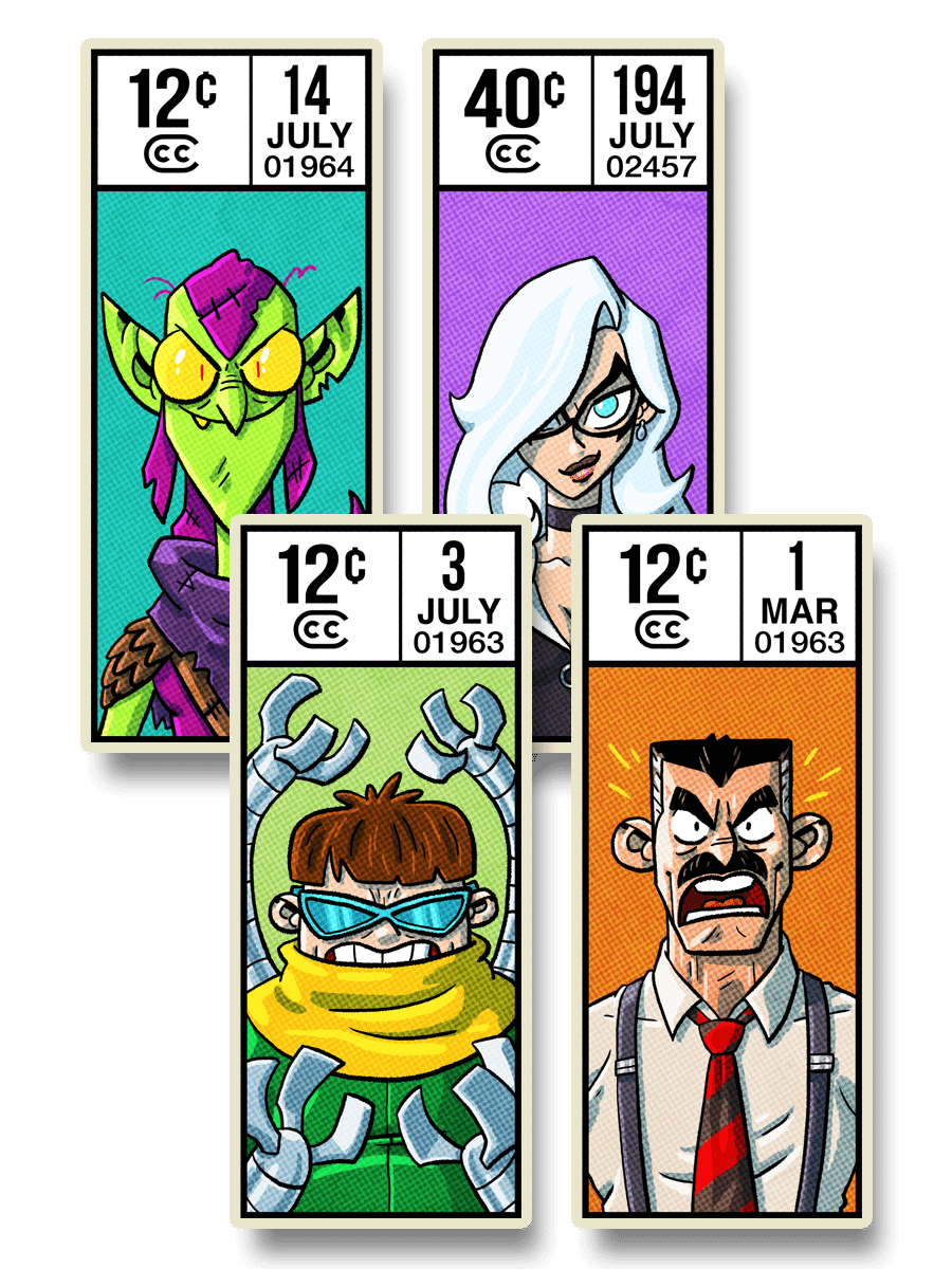 Spider Villains Sticker Pack product image (1)