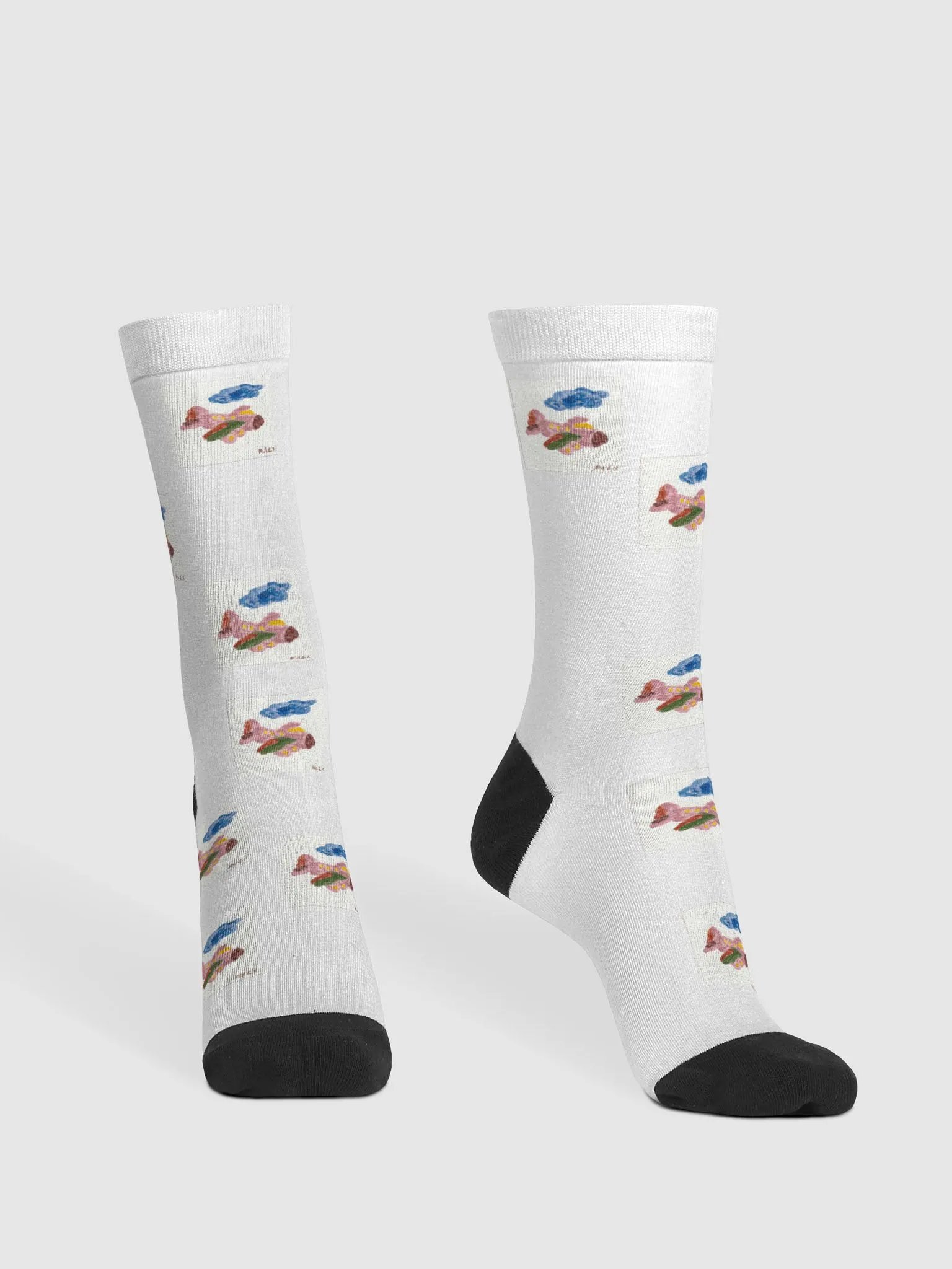Kid Airplane (Premium Sustainable Crew Socks) product image (1)