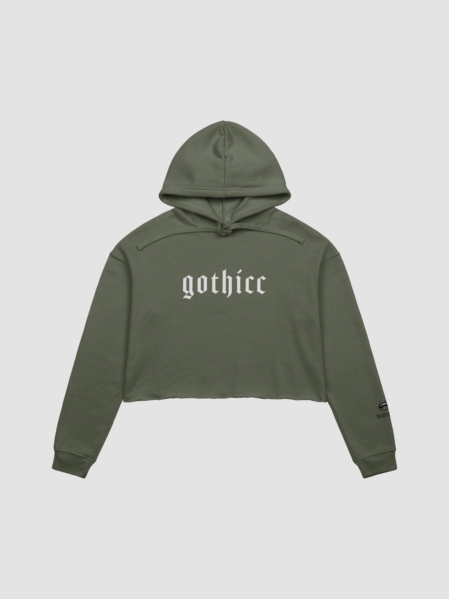 Gothicc Cropped Hoodie product image (4)