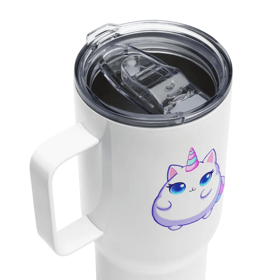 Unicorn Kitty Travel Mug With Handle product image (4)