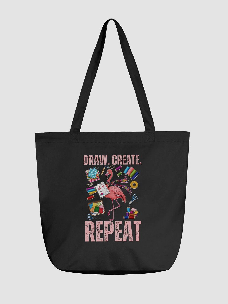Draw. Create. Repeat Tote Bag product image (2)