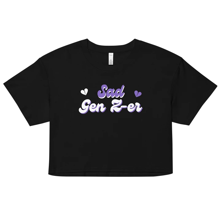 Sad Gen Z-er Crop Top product image (1)