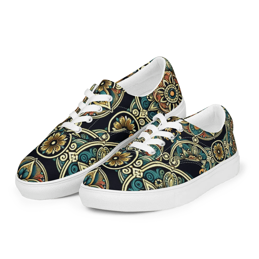 Mystic Mandala Men's Canvas Shoes product image (4)