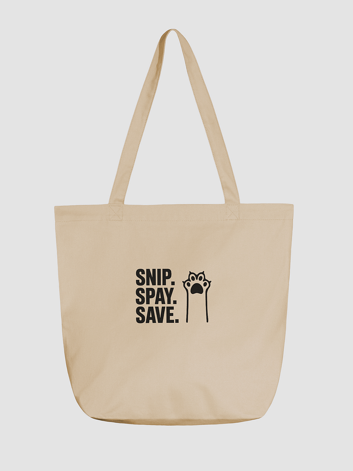 SNIP. SPAY. SAVE. | Eco-Friendly Tote Bag product image (1)