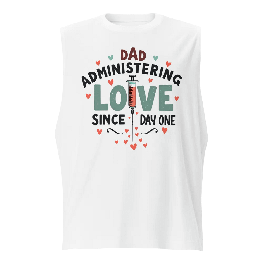 Love-Infused Dad Muscle Tank product image (1)