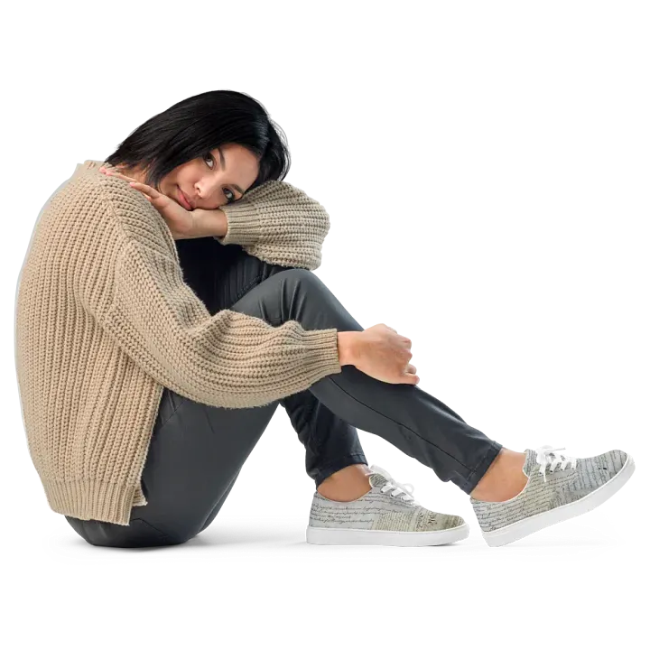 "Composition" Womens Canvas Shoes product image (1)