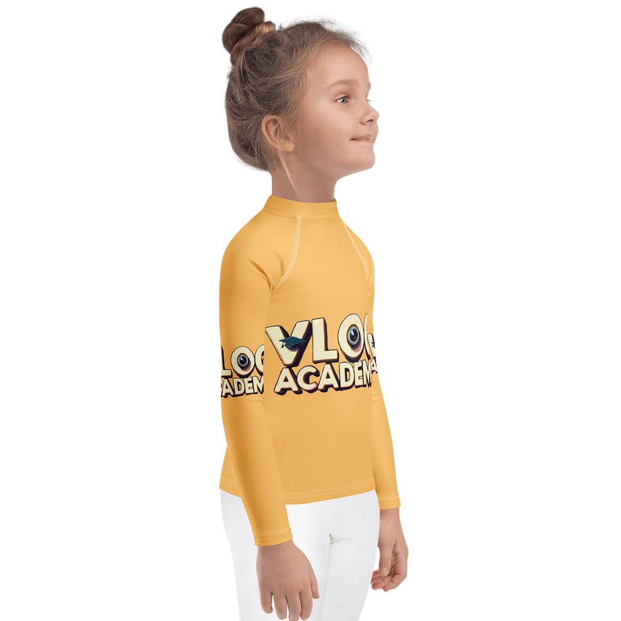 Vlog Academy All-Over Print Kids Rash Guard product image (4)