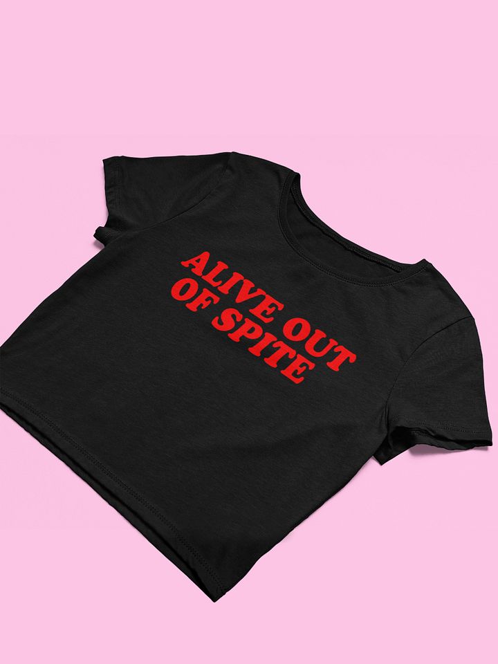 Spiteful Crop Top Baby Tee product image (1)