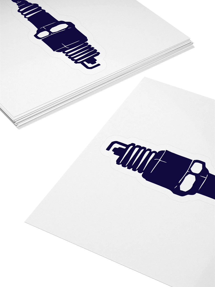 Spark Plug Warrior Kiss Cut Sticker product image (4)