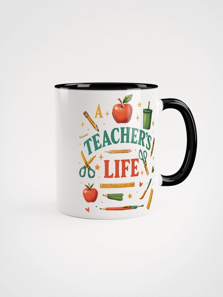 A Teacher’s Life Mug – Funny Vintage Mug for Educators product image (4)