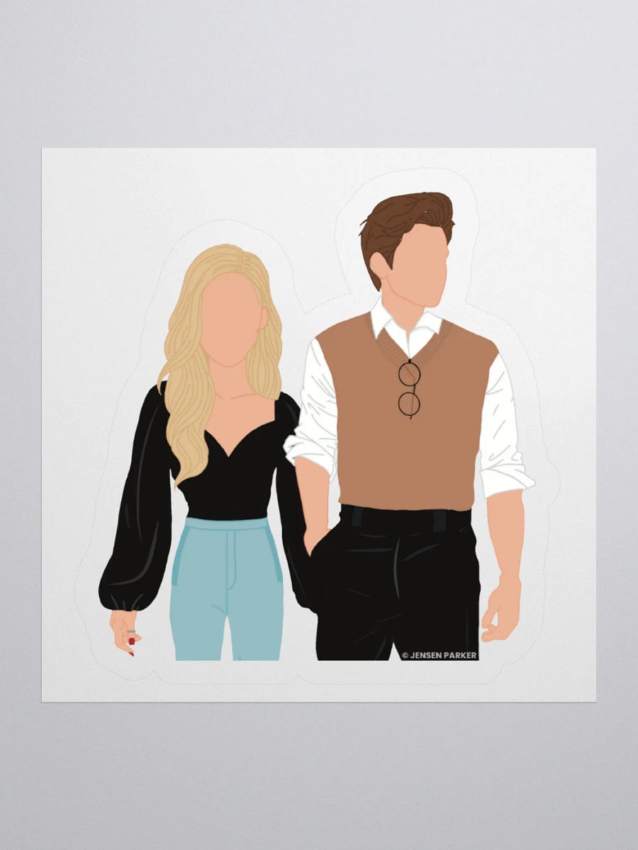 Josh + Elizabeth Sticker product image (1)