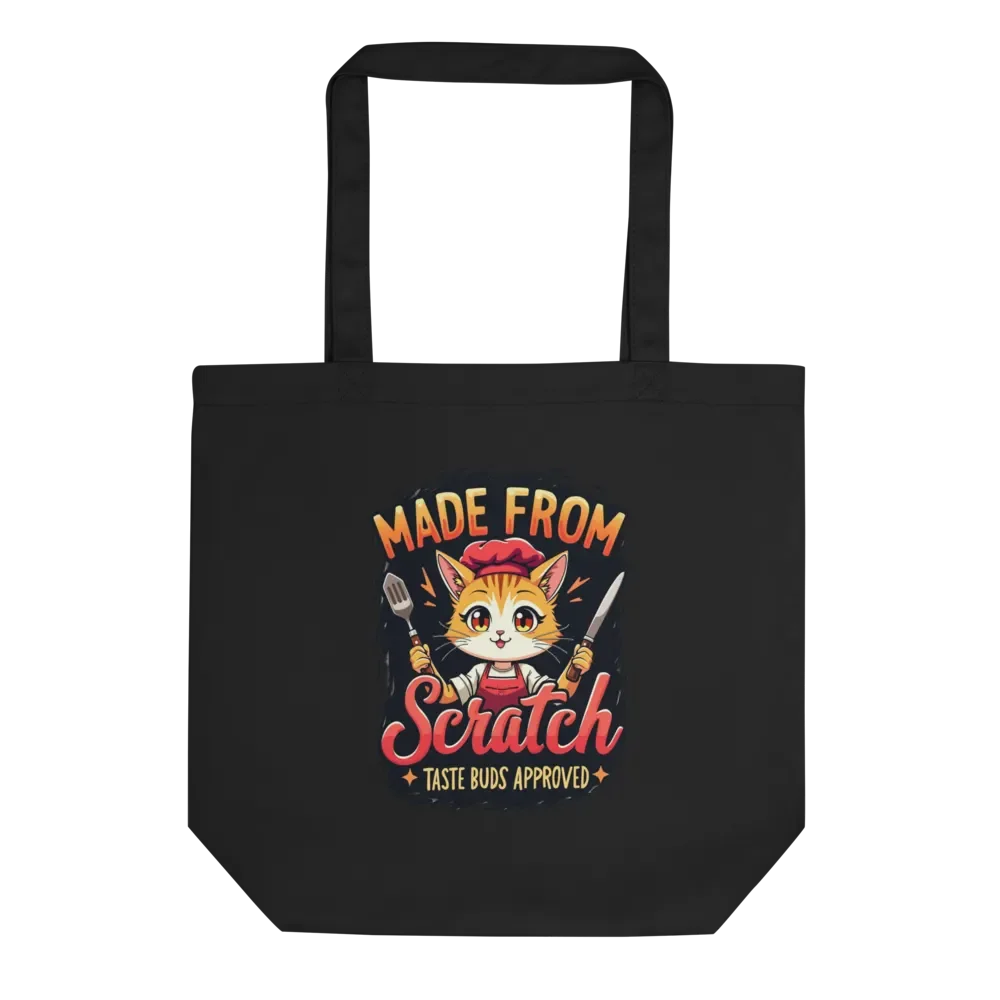Made From Scratch Cat Chef Tote Bag product image (1)