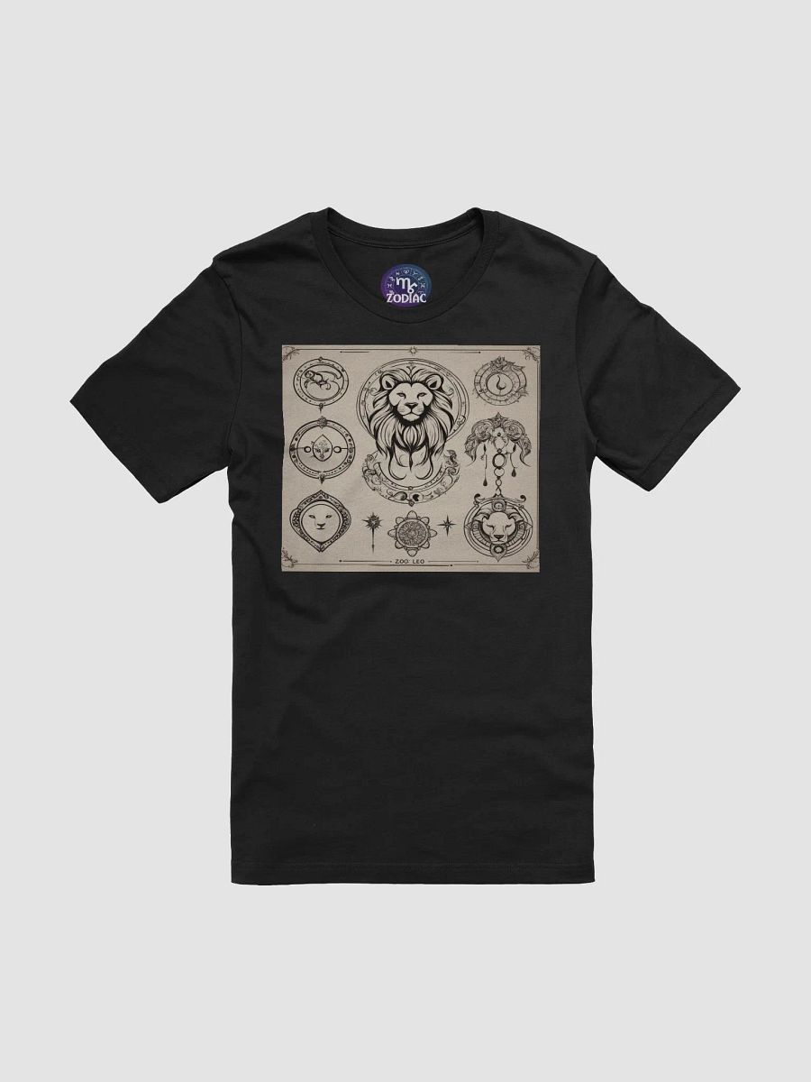 Zodiac Leo Unisex T-Shirt - Intricate Lion Design, Perfect Astrology Gift product image (3)