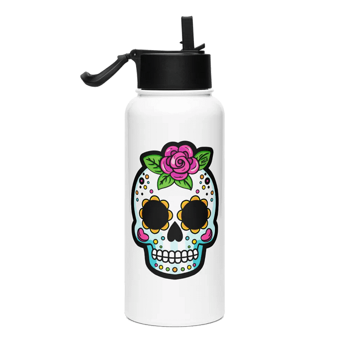 The Sugar Skull - Stainless Steel Water Bottle product image (1)