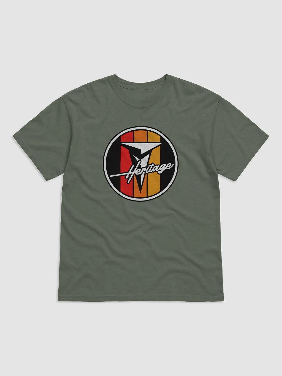 Retro Heritage Logo T-Shirt Moss Green product image (1)
