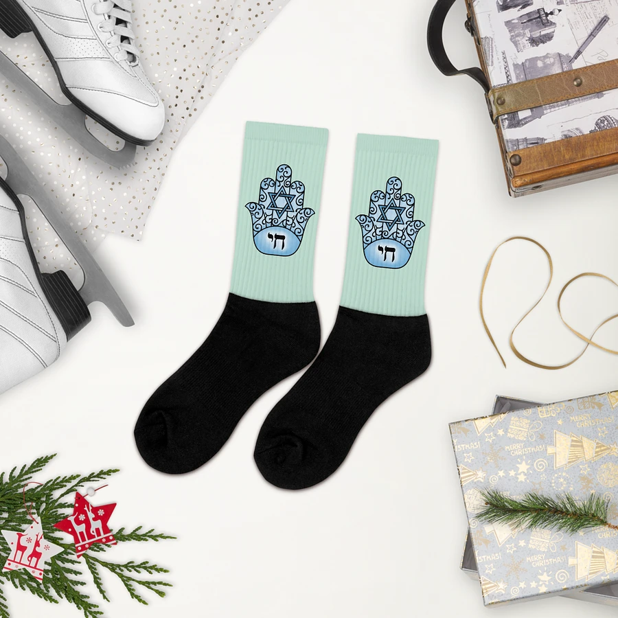 Chai Socks- Hamsa in Blue product image (17)