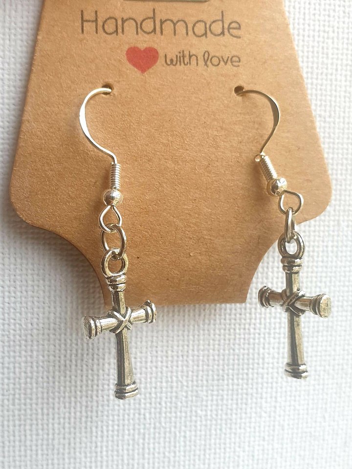 Cross earrings product image (1)