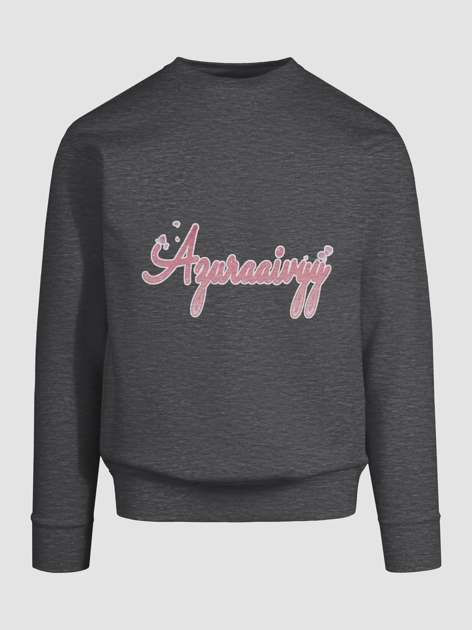 Azuraairy Pink Cursive Sweatshirt product image (9)