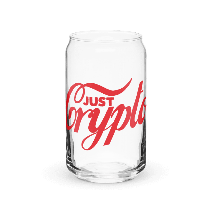 Just Crypto Can-Shaped Glass product image (2)