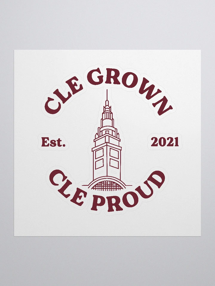 Cleveland Grown, Cleveland Proud Sticker (Basketball Edition) product image (1)