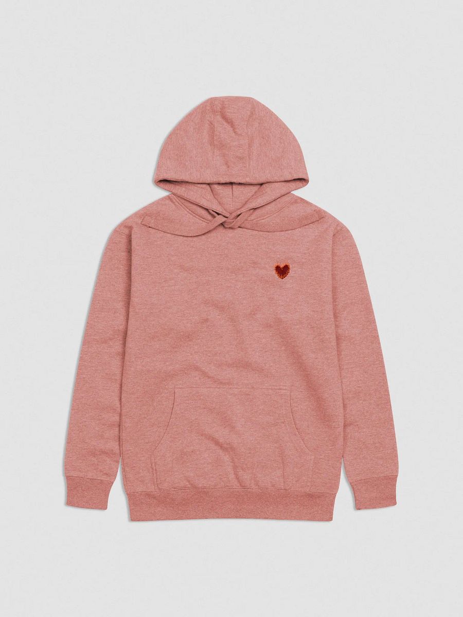 SnugglesCat Flaming Heart Logo | Embroidered Hoodie product image (1)