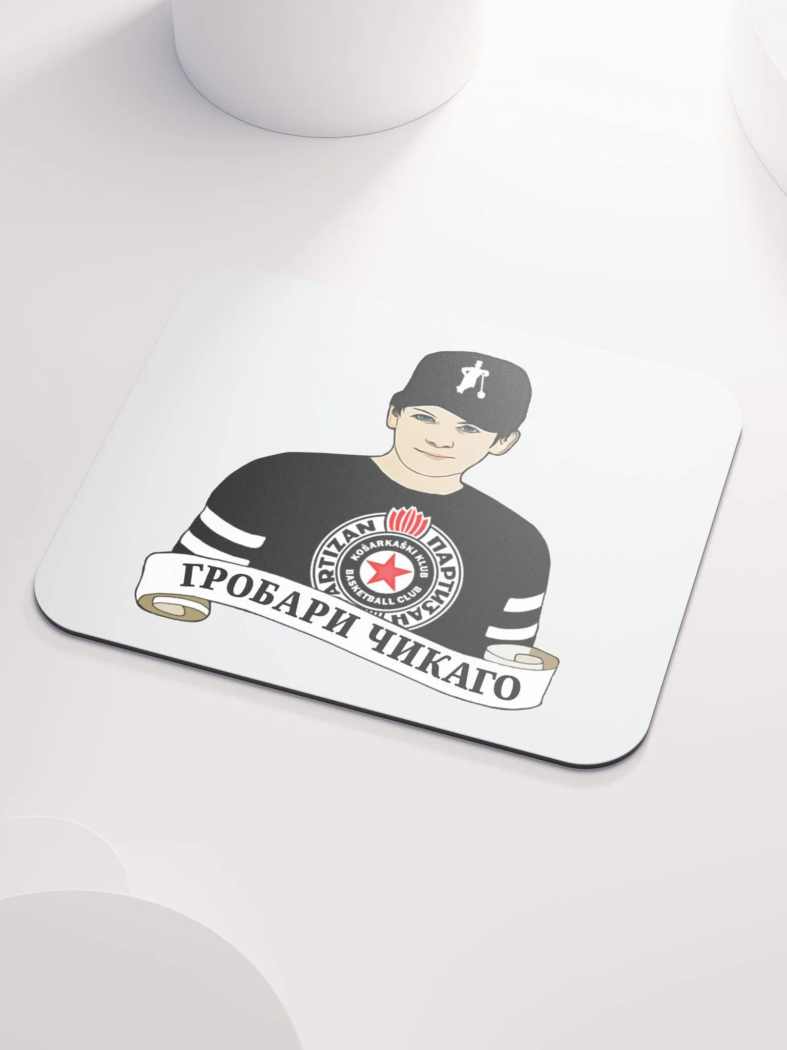 Grobari Čikago KK Partizan Classic Mouse Pad product image (3)