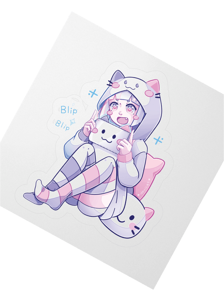 Sticker • CandiCat Gamer Girl • 2024 product image (4)